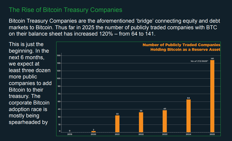 Sự trỗi dậy của các công ty kho bạc Bitcoin (Nguồn: Blockware )