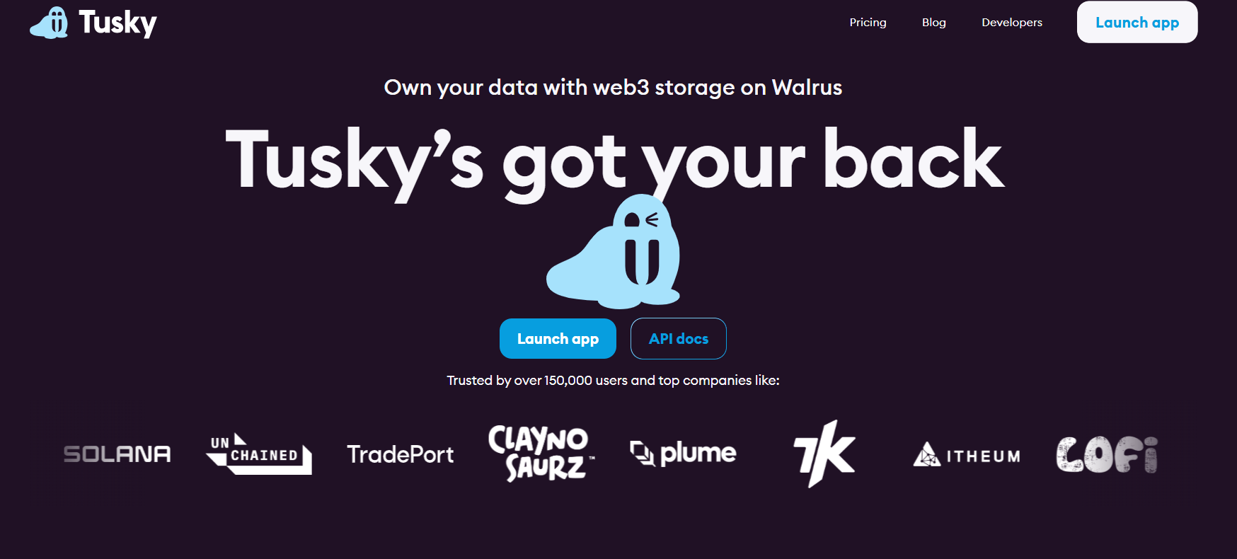 Trang chủ của Tusky